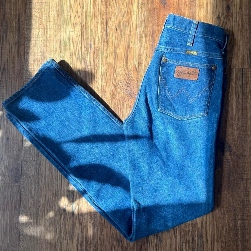 Vintage Wrangler Women's Blue Jeans - Picture 2 of 4